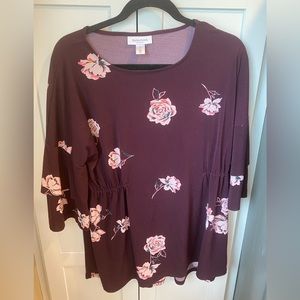 Floral Maternity Blouse